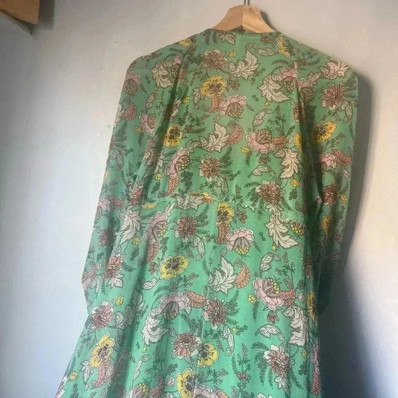 Free People Green Floral Maxi Dress - Picture 8 of 11